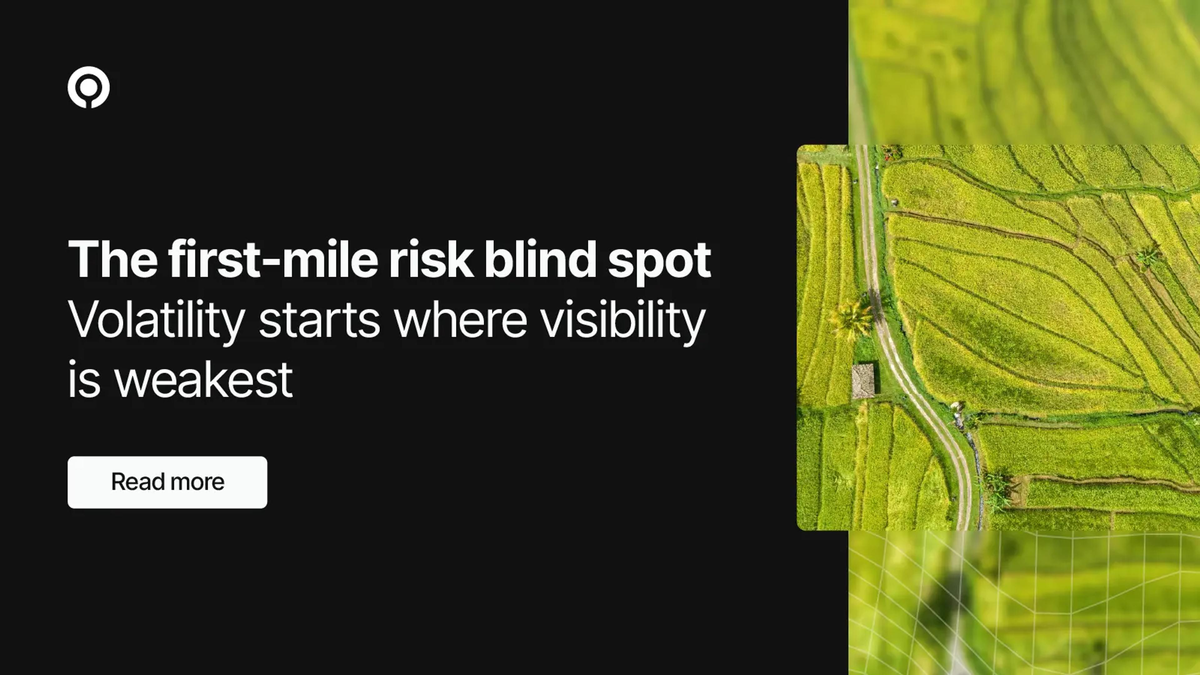 The first-mile risk blind spot thumbnail sattelite view of rice fields