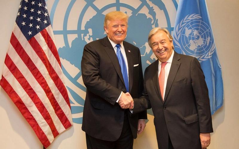 Trump threatens Iran with 'annihilation' in UN speech, signs Greenland deal