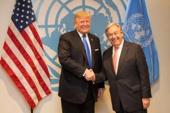 Trump threatens Iran with 'annihilation' in UN speech, signs Greenland deal