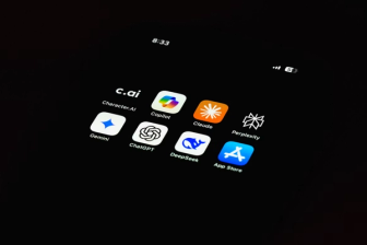 AI Apps displayed on an iPhone
