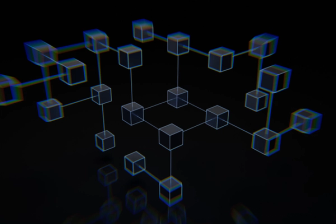 Blockchain concept illustration