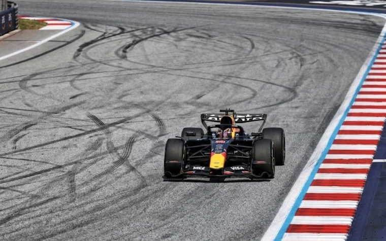 Max Verstappen at the Red Bull Ring