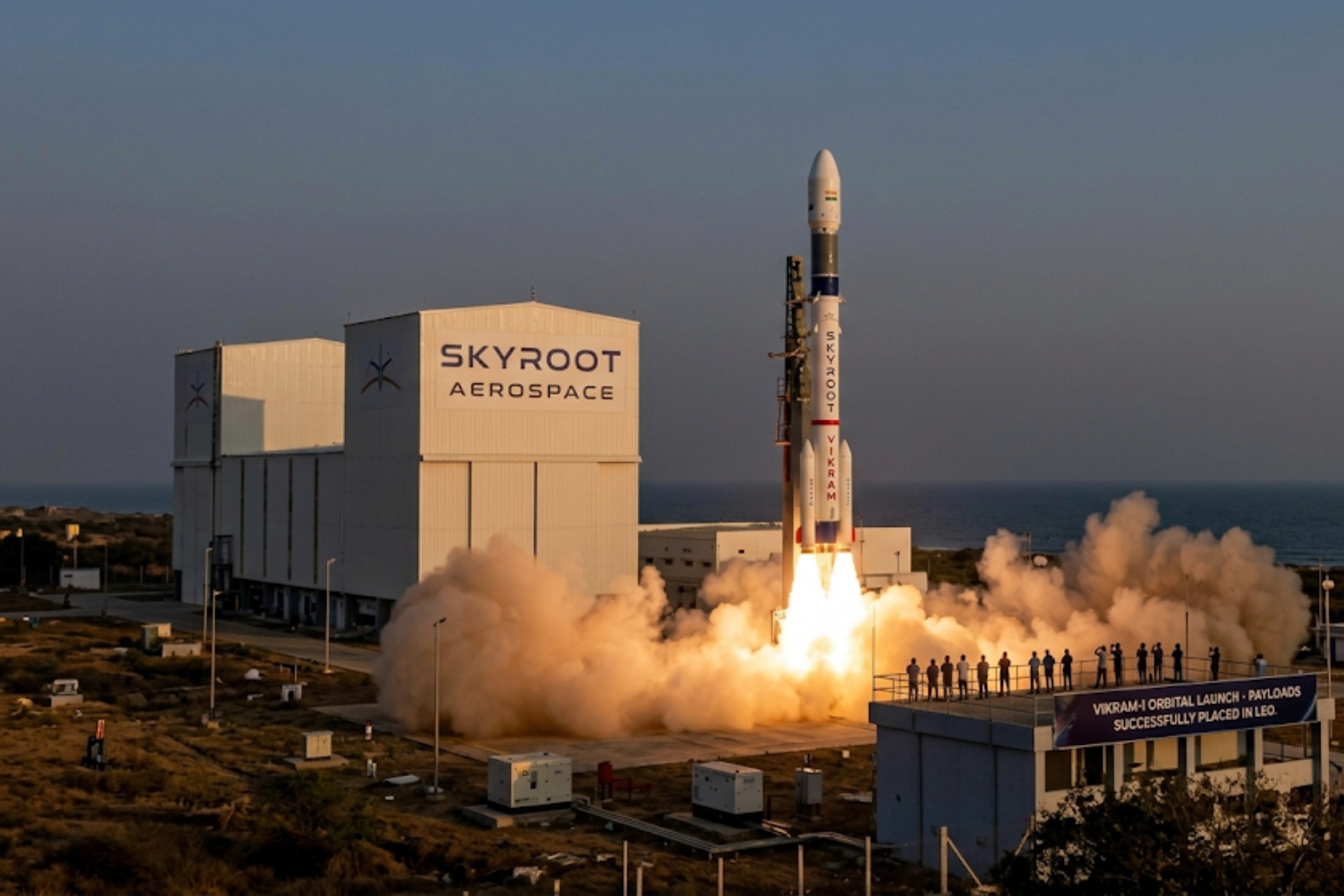 Skyroot launches Vikram-1