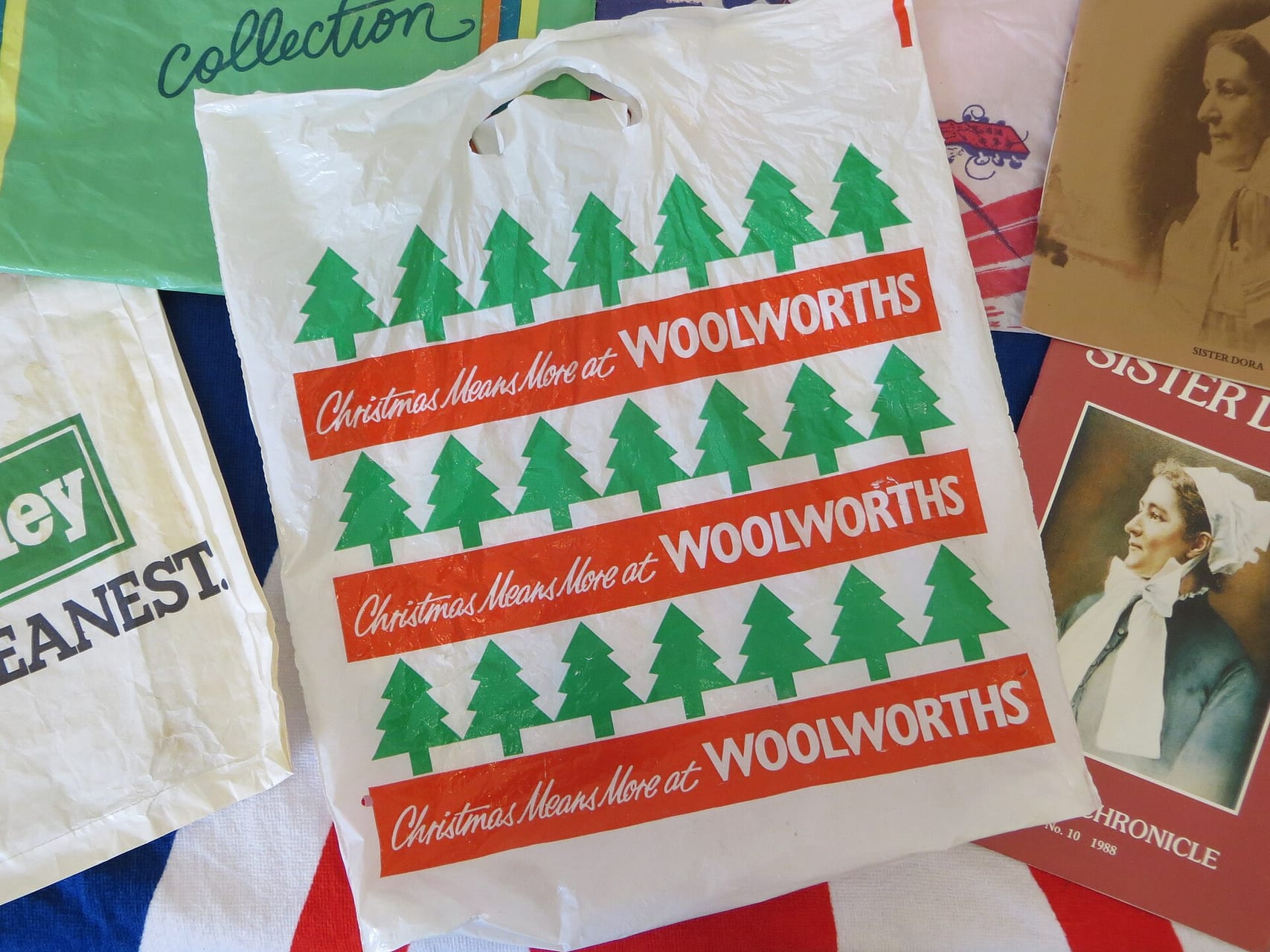 Old British Supermarket Carrier Bags Become Sought-After Collectables