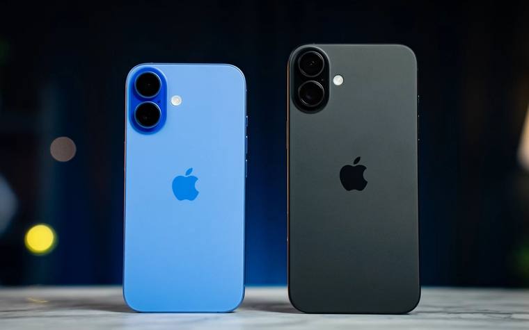 Two Apple iPhones
