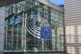 facade of the European Parliament