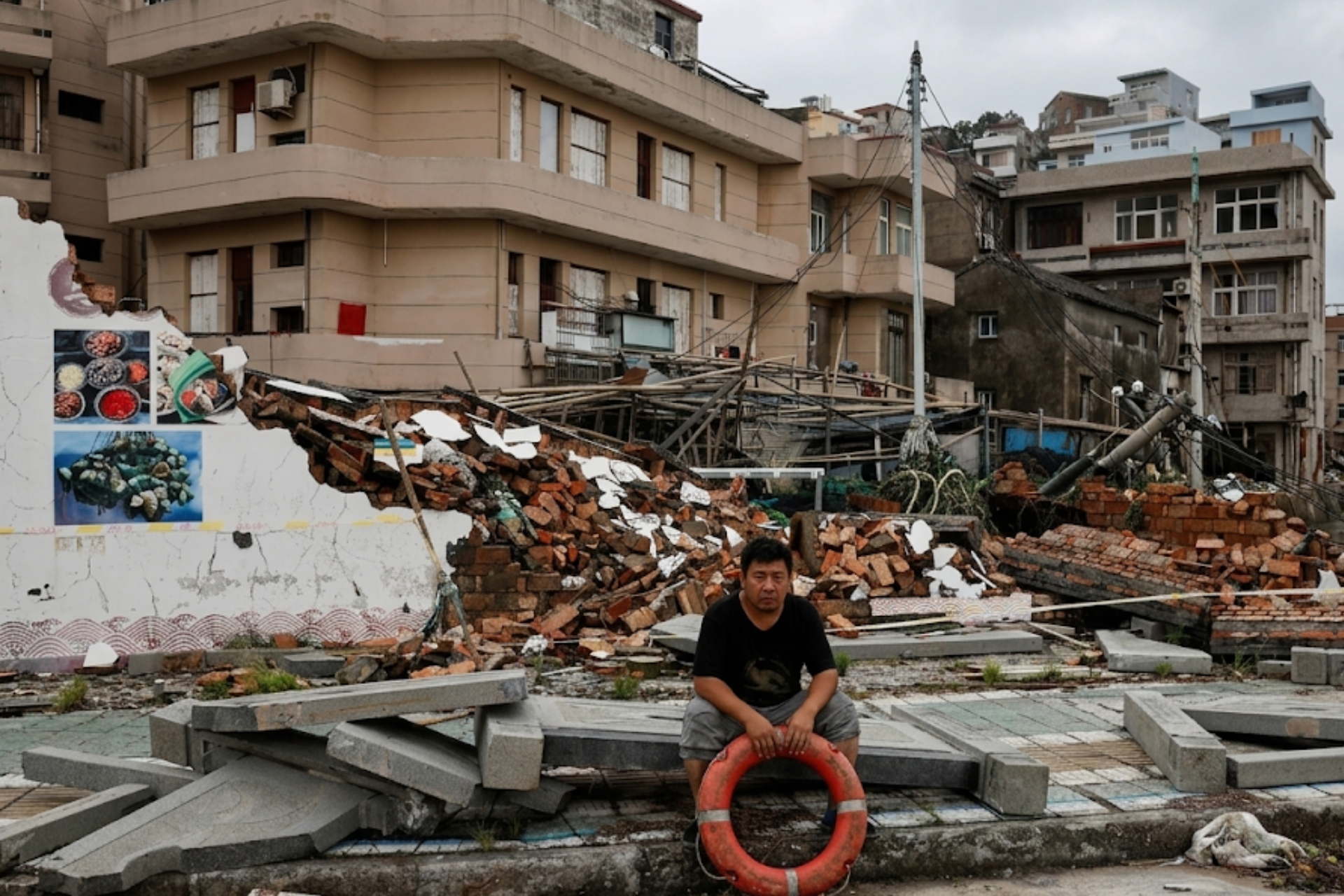 Typhoon Bavi batters East China and Taiwan