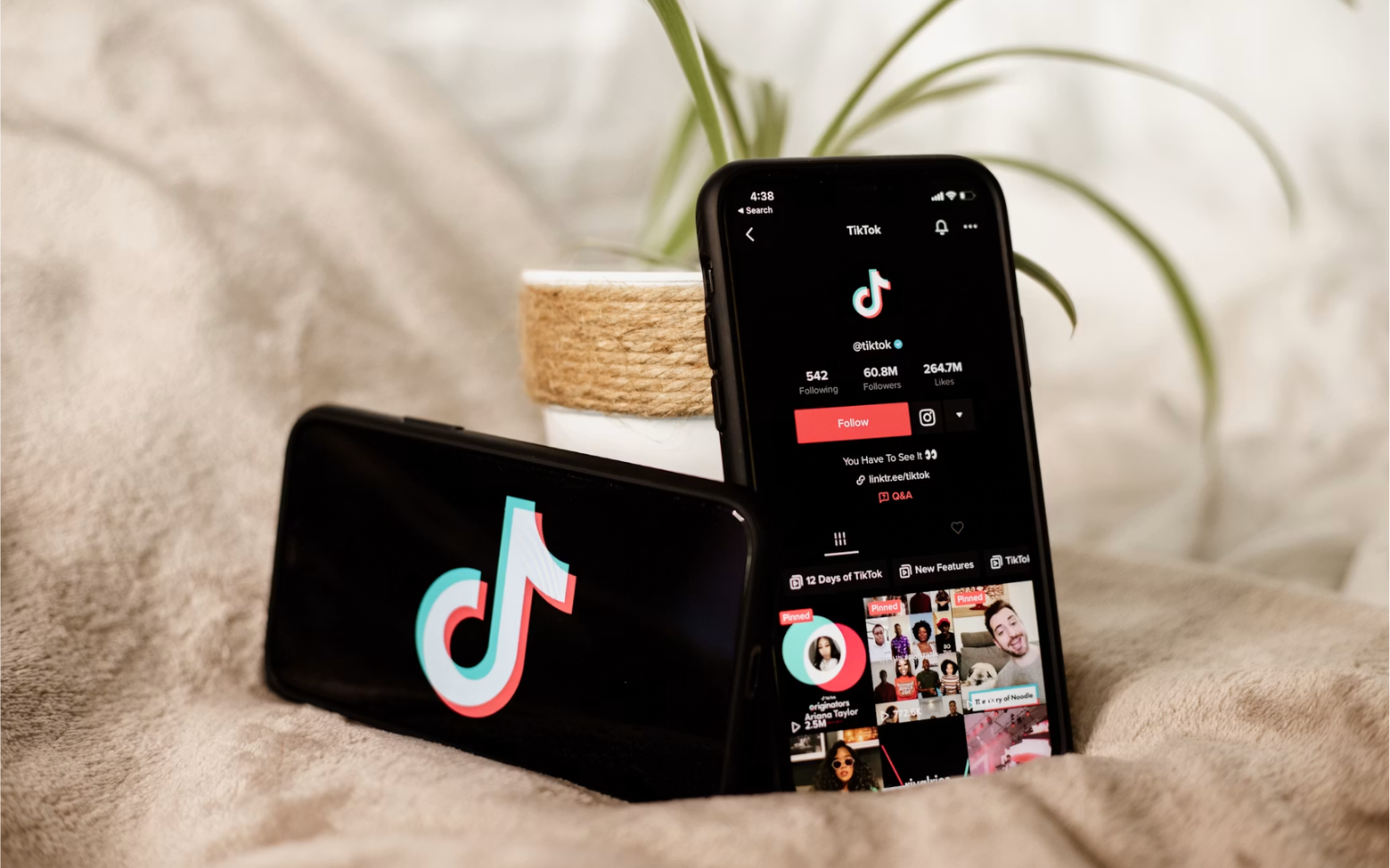 TikTok on mobile phone