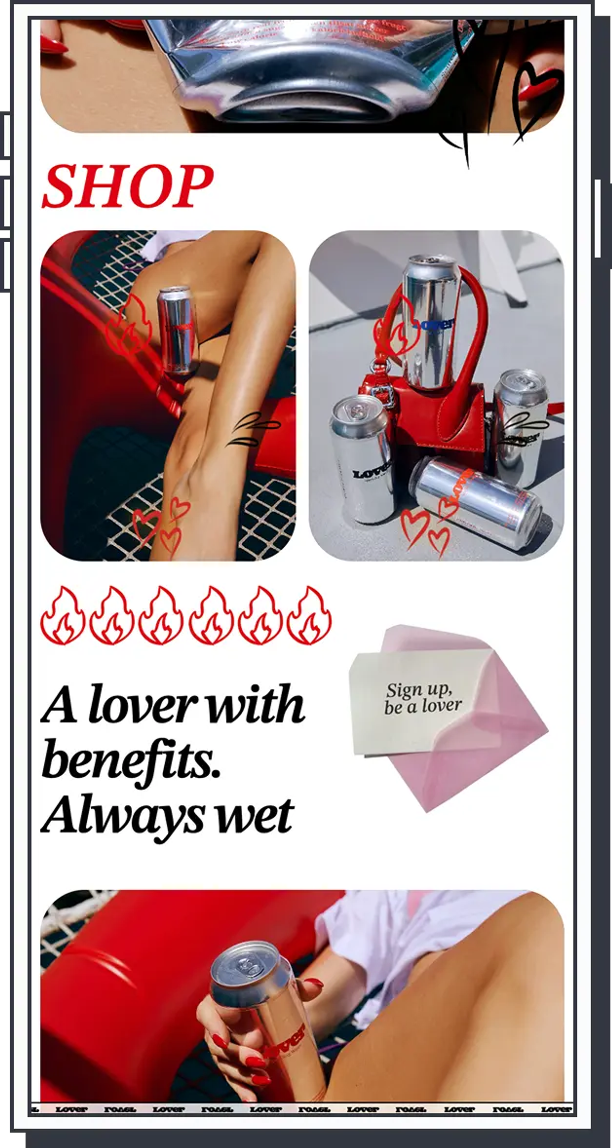 Lover Mobile View