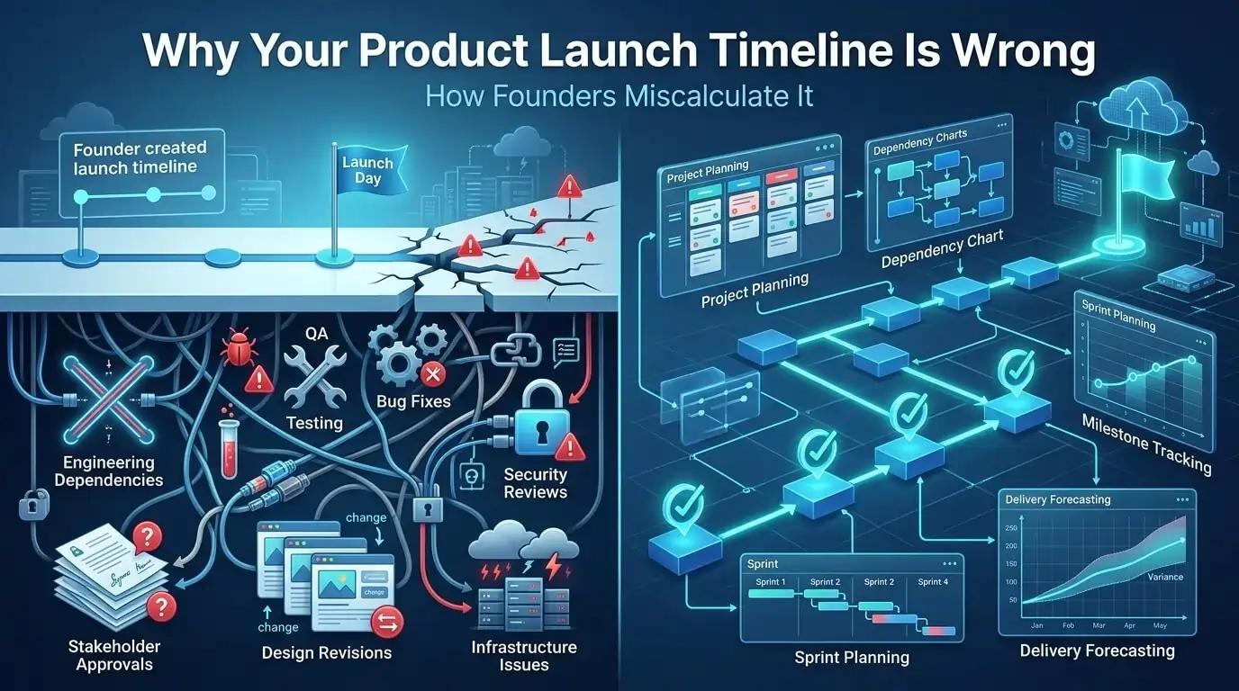 Why Your Product Launch Timeline Is Wrong (And How Founders Miscalculate It)