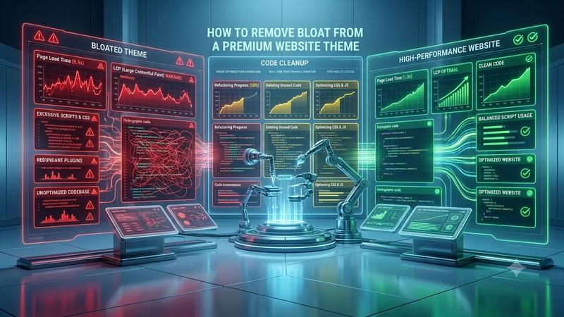 How to Remove Bloat from a Premium Website Theme