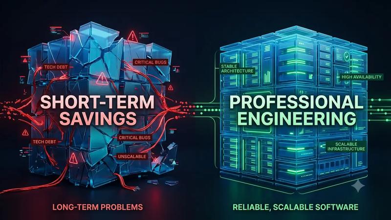 What Separates a Cheap Software Build from a Professional One