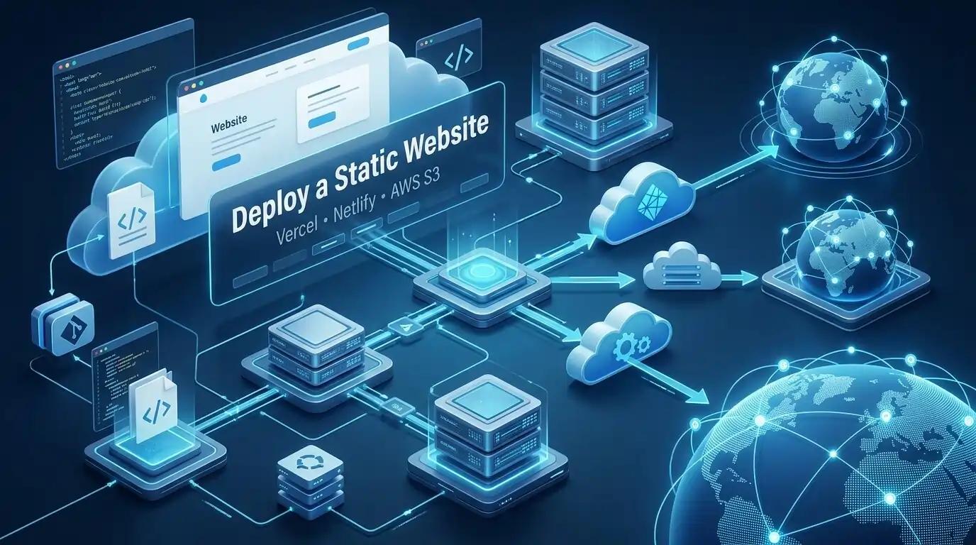 How to Deploy a Static Website on Vercel, Netlify, or AWS S3