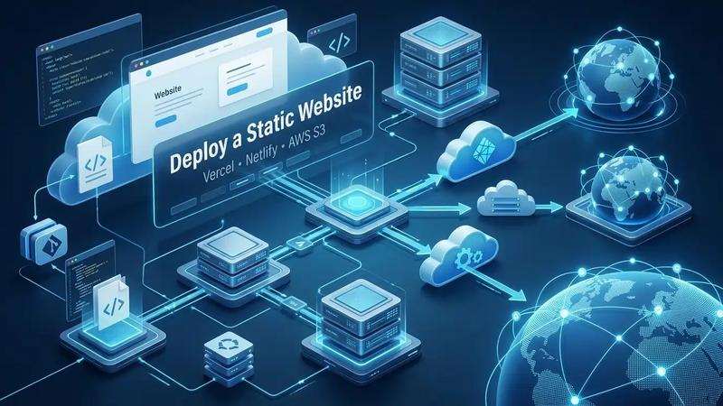 How to Deploy a Static Website on Vercel, Netlify, or AWS S3