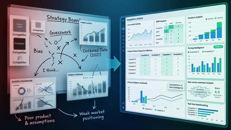 Why Your Product's Competitor Analysis Is Built on Assumptions (And How to Build a Real Intelligence System)