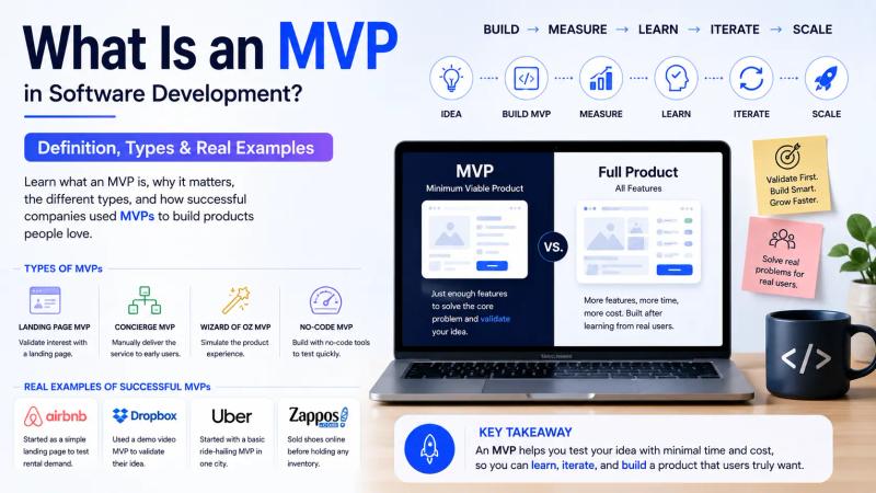 What Is an MVP in Software Development Definition, Types & Real Examples