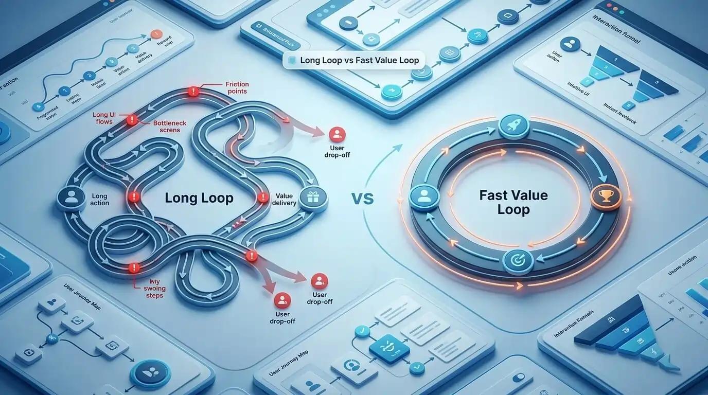 Why Your Product's Core Loop Is Too Long (And How to Compress It to Win Users)