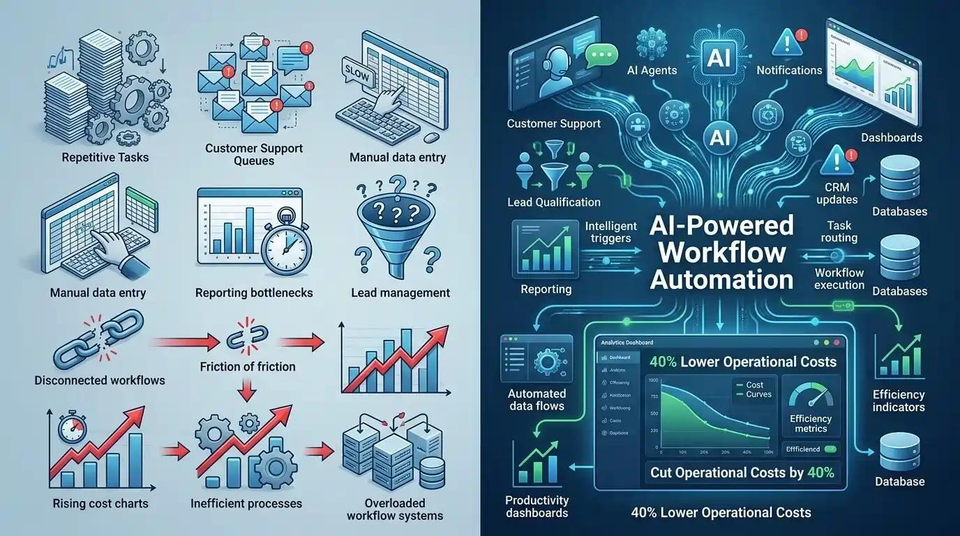 AI-Powered Workflow Automation for SaaS Startups - A Practical Guide to Cutting Operational Costs by 40%