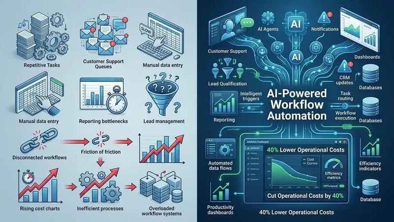 AI-Powered Workflow Automation for SaaS Startups - A Practical Guide to Cutting Operational Costs by 40%