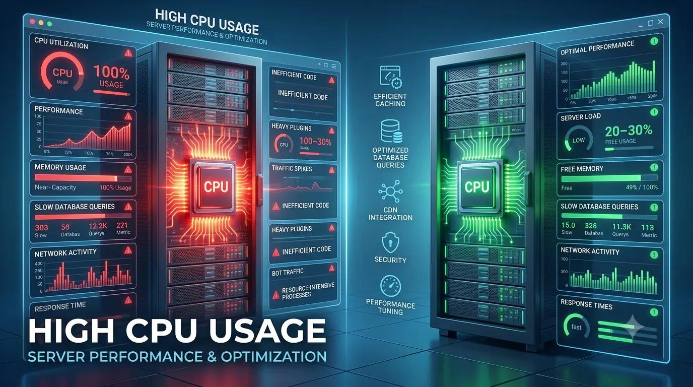 Why Is My Website Using So Much CPU Common Causes and Fixes