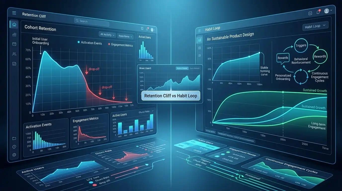 Why Your Product's Retention Curve Looks Like a Cliff (And How to Build Sustainable Habit Loops)