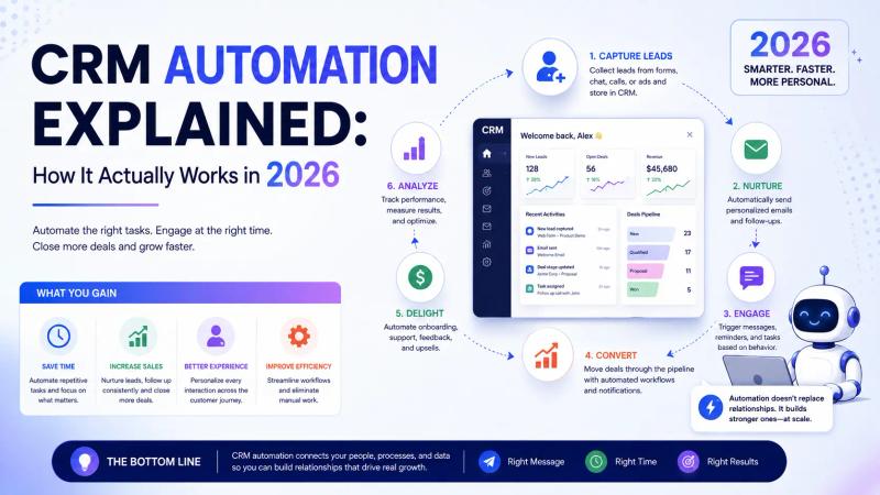 CRM Automation Explained: How It Actually Works in 2026