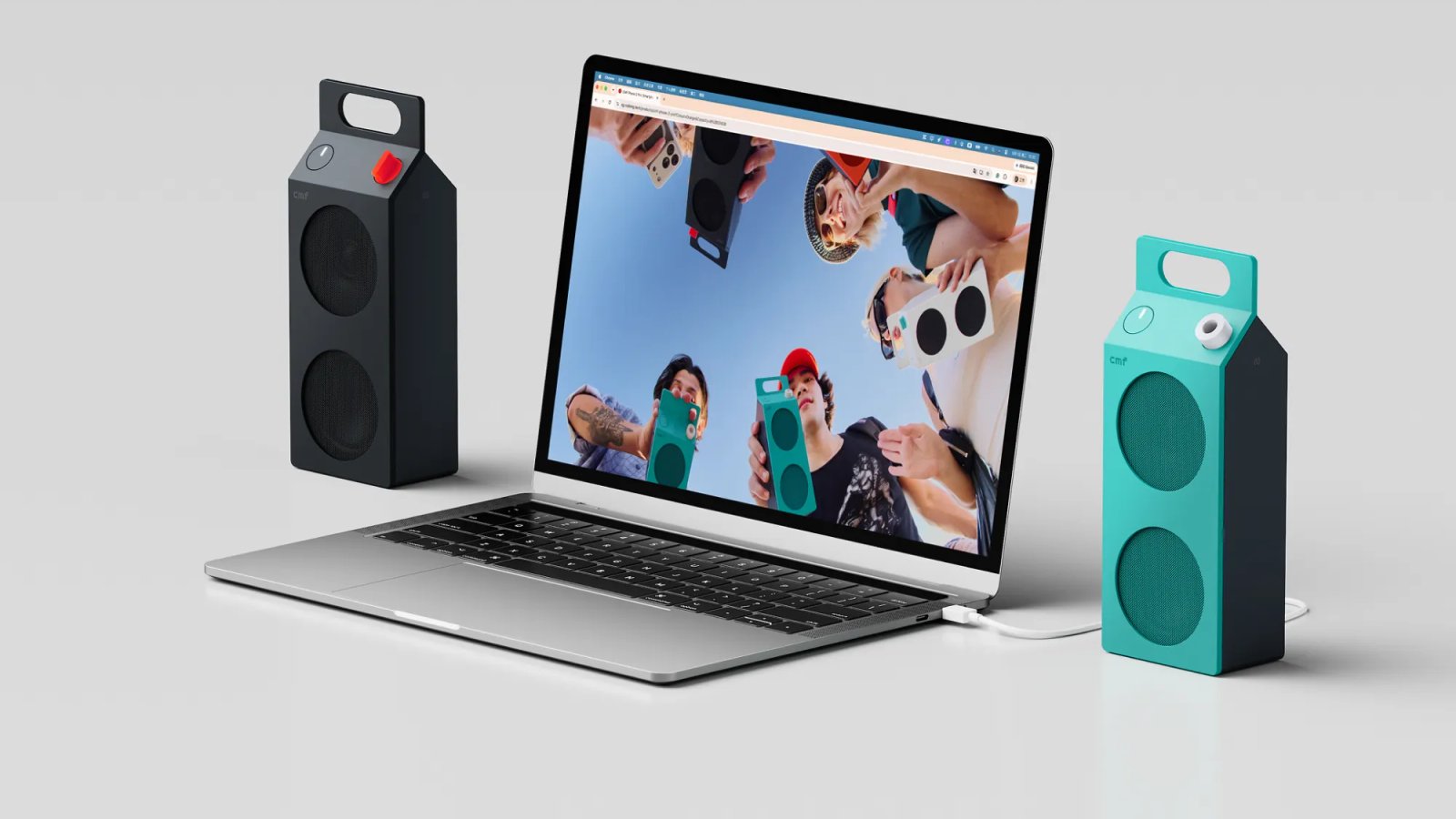 CMF Speaker MとノートPC