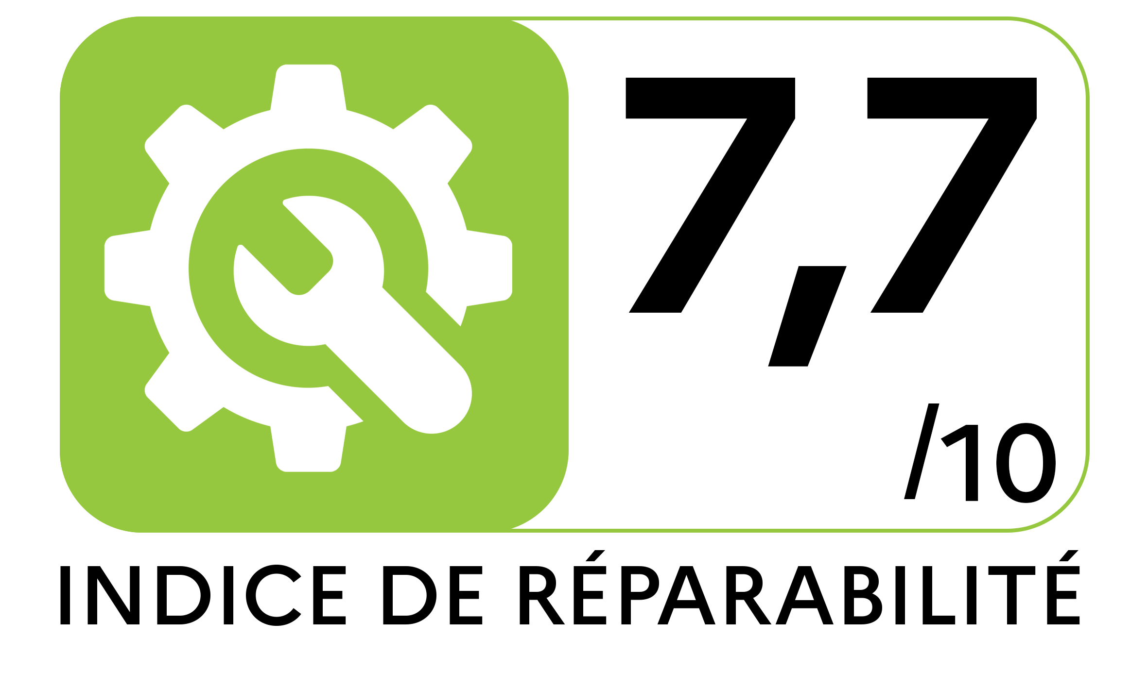 Repairability index
