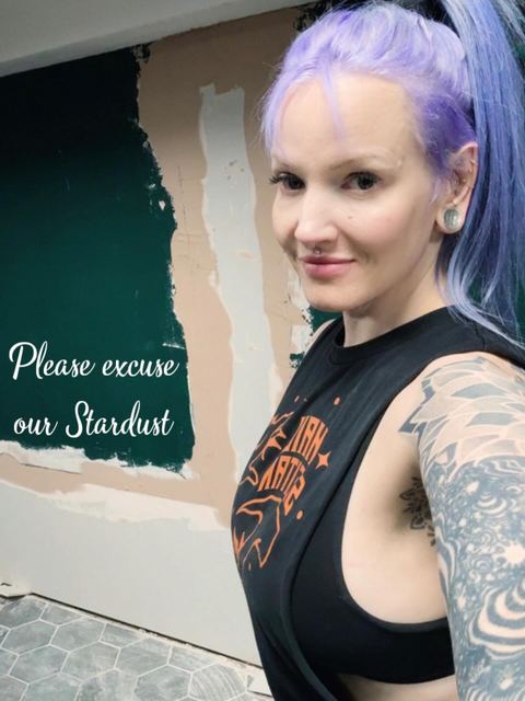Please excuse our stardust whilst we repair damage from a historic leak 🙏✨ our studios are still pristeeeeen, it’s…