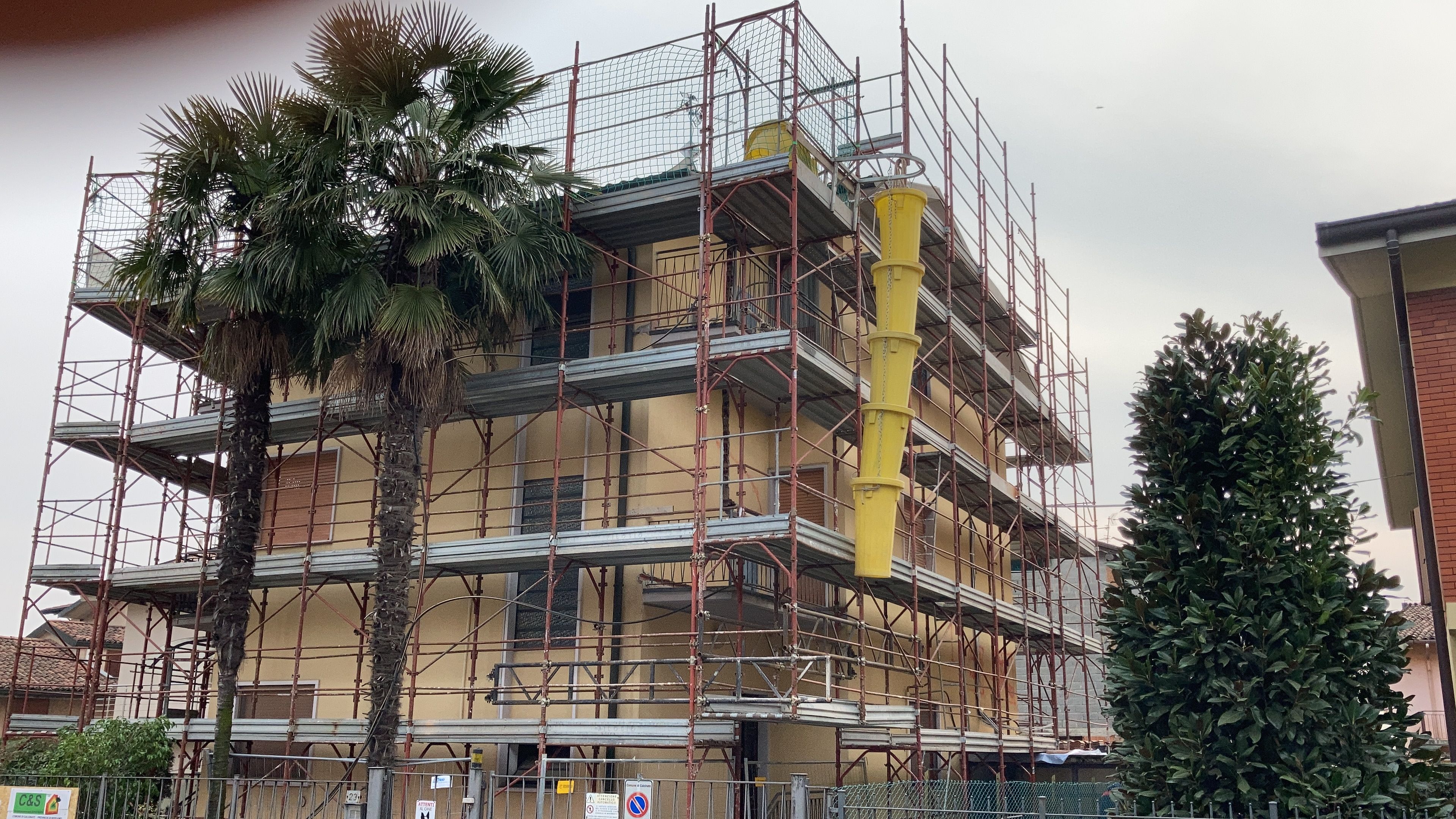 Riqualificazione energetica di edificio esistente (prima)