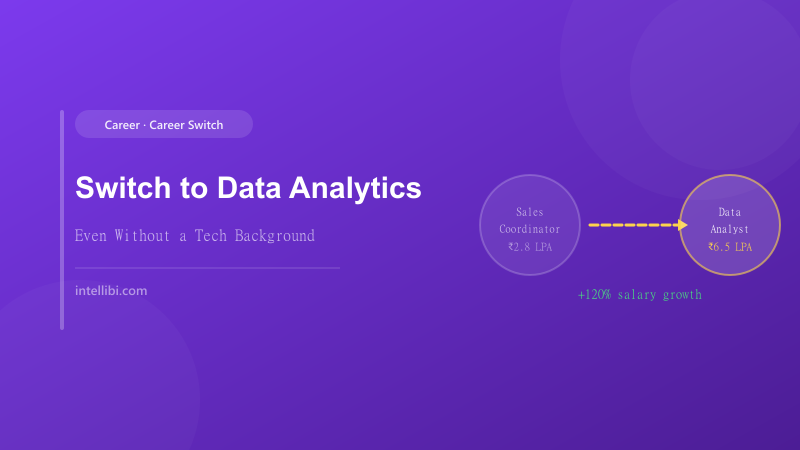How to Switch Careers to Data Analytics in 2026 (Even Without a Tech Background)