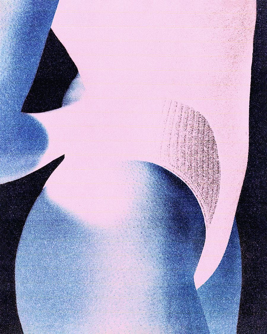 blue body