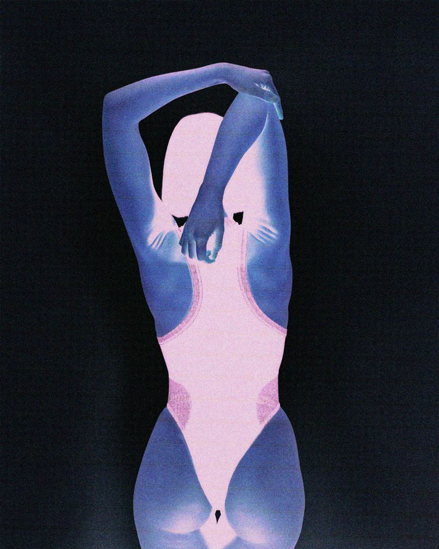 blue body