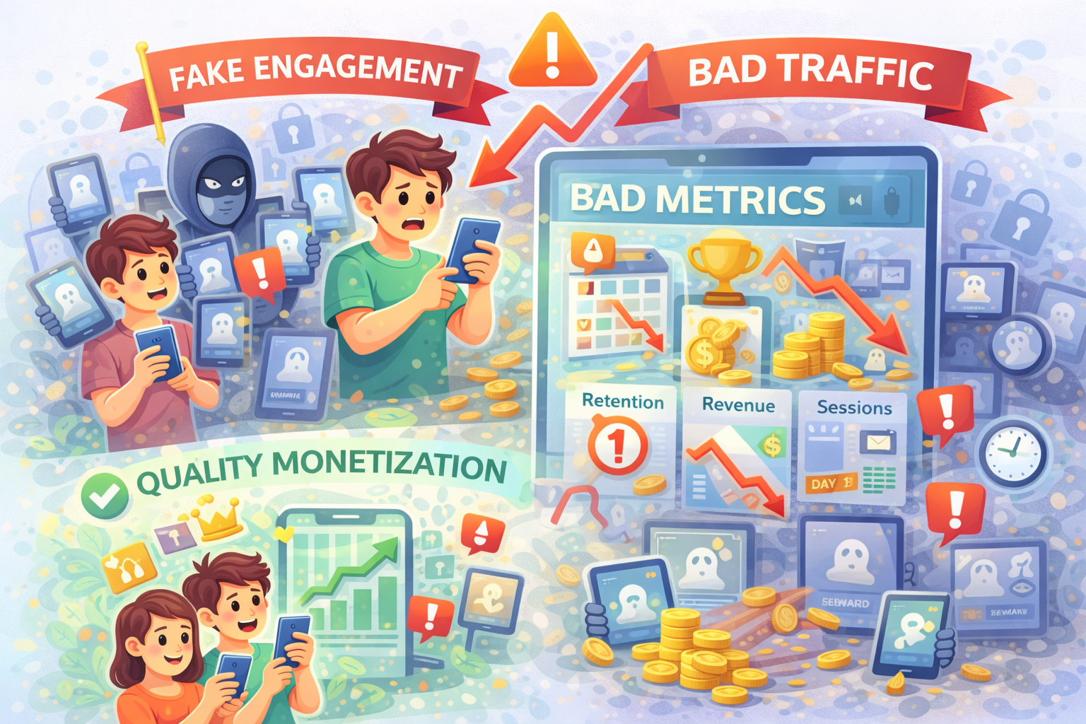 How to Spot Fake Engagement and Bad Traffic in Mobile Apps