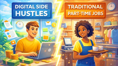 Digital Side Hustles vs Traditional Jobs: Is the Internet Replacing Part-Time Work?