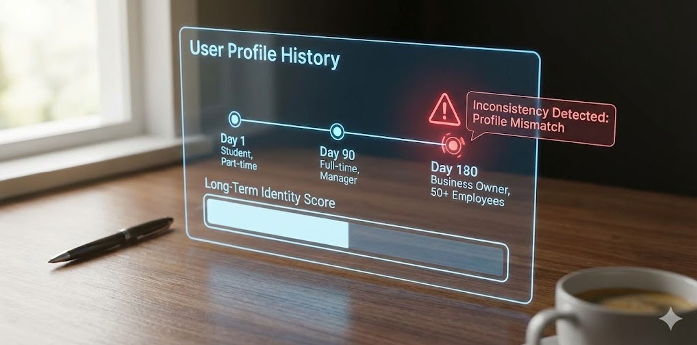 Profiling is continuous, and your answers build a “long-term identity”