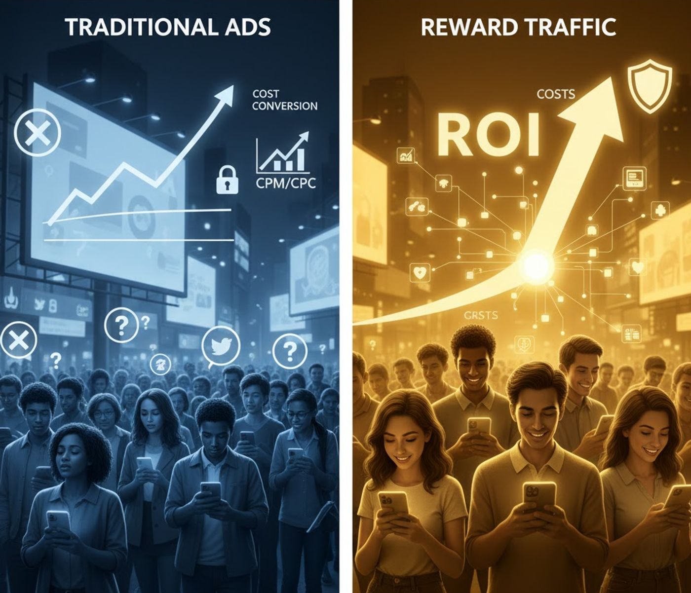 Predictable Performance Makes Reward Traffic a Safer Investment