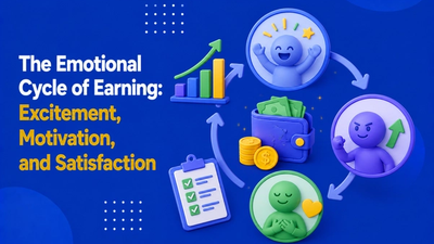 The Emotional Cycle of Earning: Excitement, Motivation, and Satisfaction