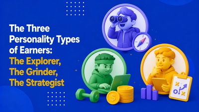 The Three Personality Types of Earners: The Explorer, The Grinder, The Strategist