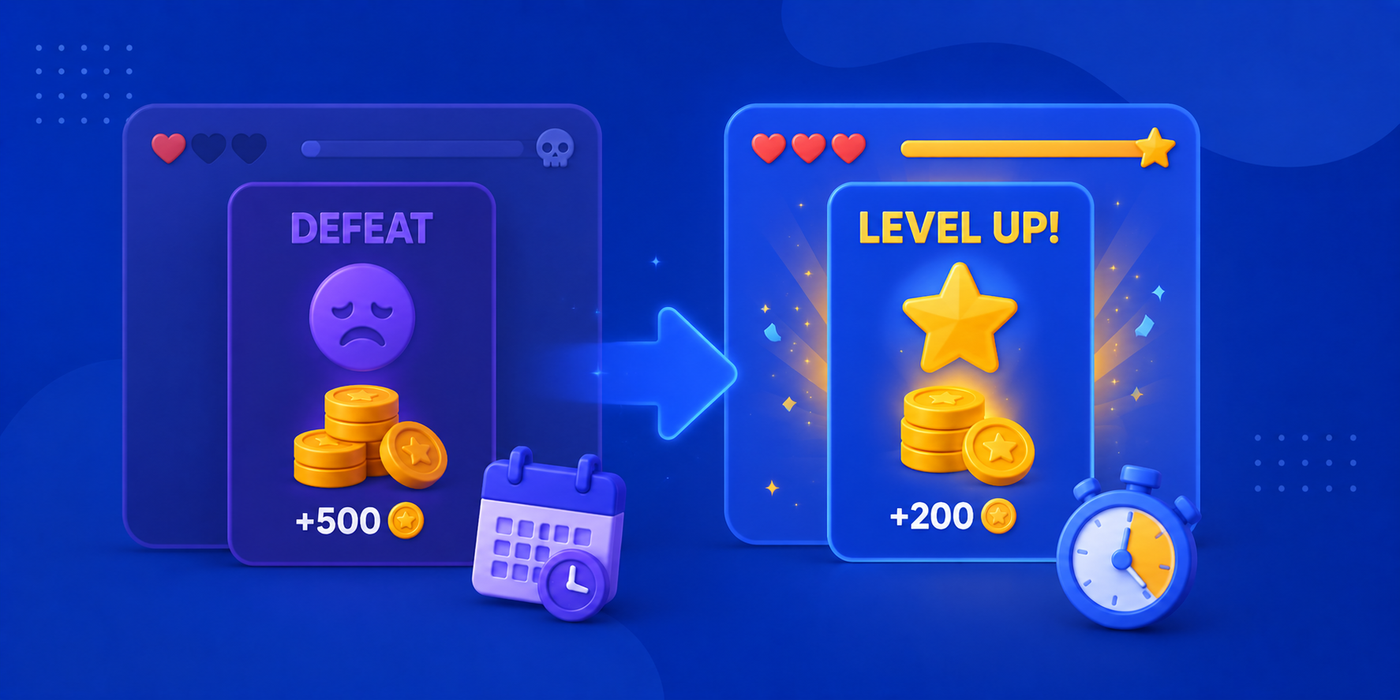 Visual showing how contextual and timely rewards create stronger engagement and perceived value than larger delayed rewards.