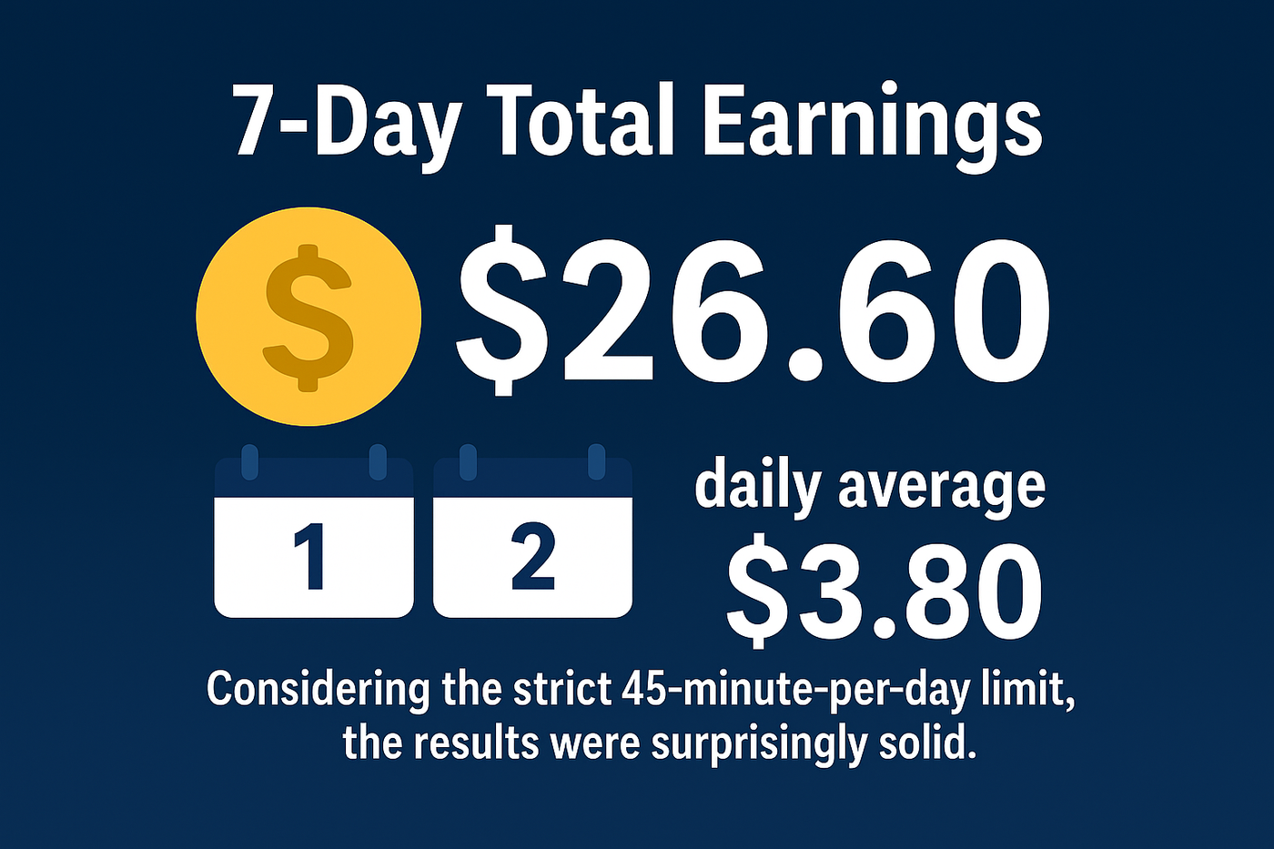 7-Day Total Earnings