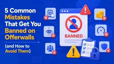5 Common Mistakes That Get You Banned on Offerwalls (and How to Avoid Them)