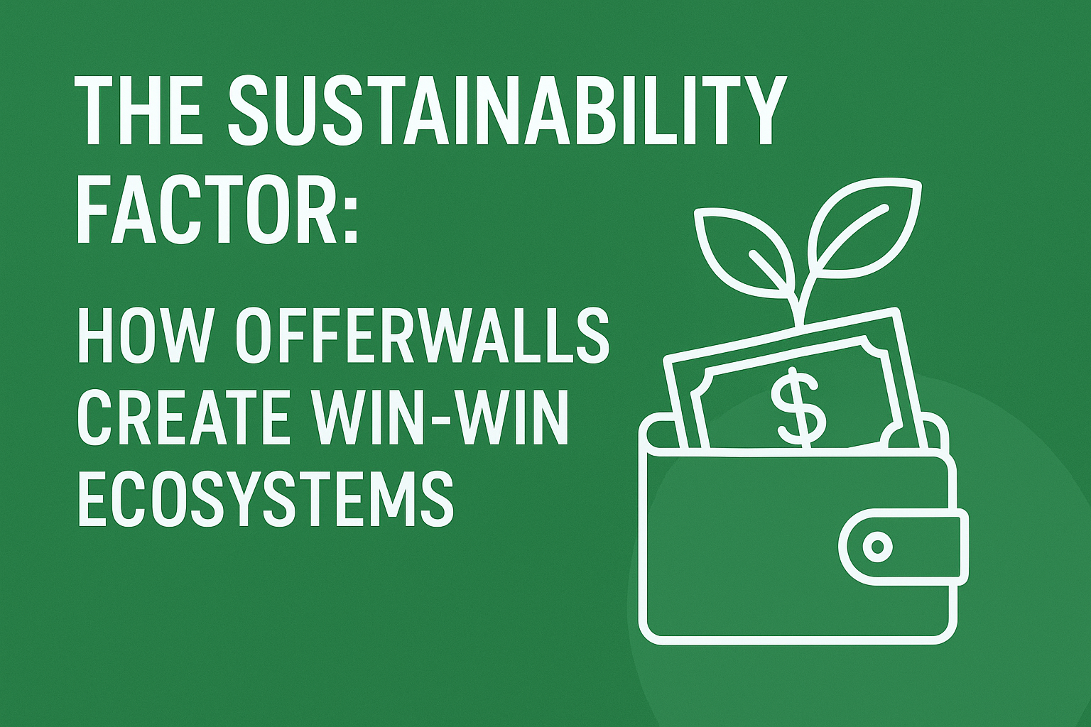 The Sustainability Factor: How Offerwalls Create Win-Win Ecosystems