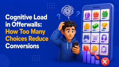 Cognitive Load in Offerwalls: How Too Many Choices Reduce Conversions