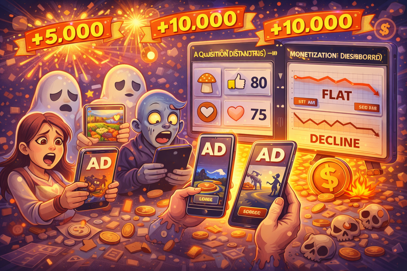 Low-intent installs and declining profits