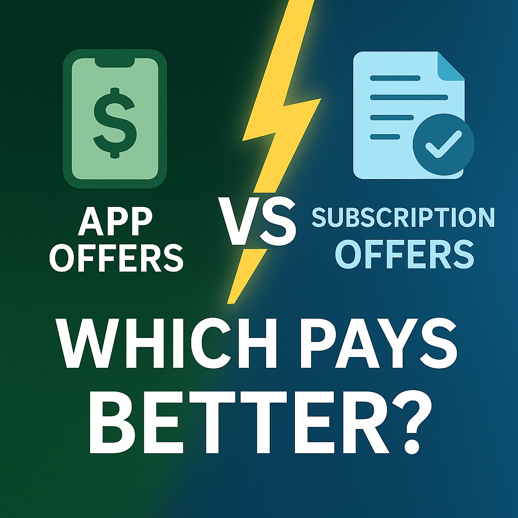 App Offers vs Subscription Offers — Which Pays Better? (Full Breakdown)