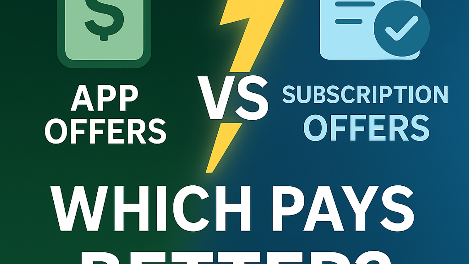 App Offers vs Subscription Offers — Which Pays Better? (Full Breakdown)