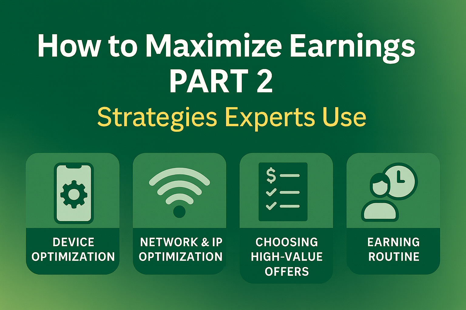 How to Maximize Earnings on Offerwalls: Strategies Experts Use (Part 2)