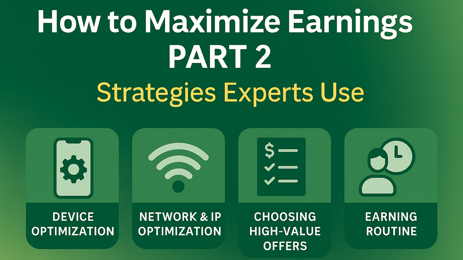 How to Maximize Earnings on Offerwalls: Strategies Experts Use (Part 2)