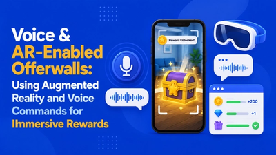 Voice & AR-Enabled Offerwalls: Using Augmented Reality and Voice Commands for Immersive Rewards